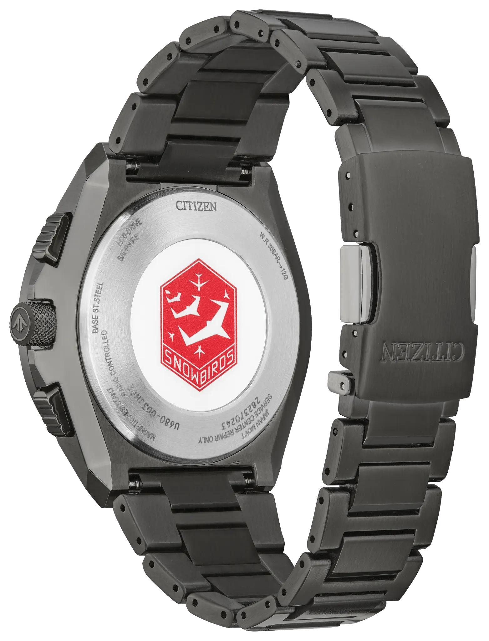 Promaster Skyhawk A-T Black Dial Stainless Steel Bracelet JY8129